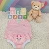 KIT TAPA FRALDA COM CAMISETA MENINA