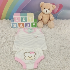 KIT TAPA FRALDA COM CAMISETA MENINA - comprar online
