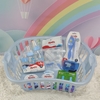 KIT CESTO MULTIUSO COM ENXOVAL MENINO