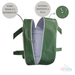 Imagem do KIT BOLSA MATERNIDADE 3 PECAS LAÇO VERDE MILITAR