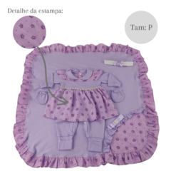 SAIDA MATERNIDADE LILÁS MENINA - Let Baby Bolsas De Maternidade