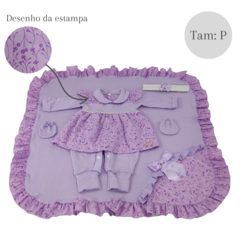 SAIDA MATERNIDADE LILÁS MENINA - comprar online