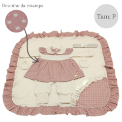 SAIDA MATERNIDADE MACACÃO PÉROLA MENINA - comprar online