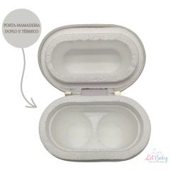 KIT BOLSA MATERNIDADE 5 P ESTRELA CINZA C/ AZUL + SAIDA MATERNIDADE MENINO