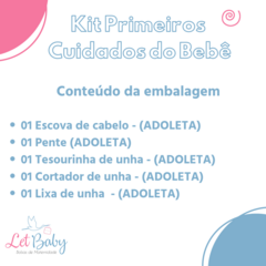 KIT HIGIENE 6 PEÇAS ADOLETA AZUL - comprar online