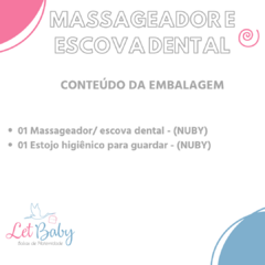 MASSAGEADOR DENTAL E ESCOVA DENTAL NÚBY - comprar online