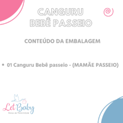 CANGURU BEBÊ PASSEIO PANDA VÁRIAS CORES - comprar online