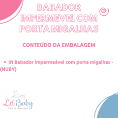 BABADOR IMPERMEÁVEL COM PORTA MIGALHAS MENINA - comprar online