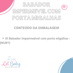 BABADOR IMPERMEÁVEL COM PORTA MIGALHAS MENINO - comprar online
