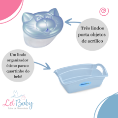 Kit Organizador + 3 Porta Objetos de Bebê Plastibaby - loja online