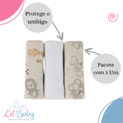 FAIXA UMBILICAL FLANELADA MENINA - Let Baby Bolsas De Maternidade