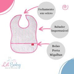 BABADOR IMPERMEÁVEL COM PORTA MIGALHAS MENINA