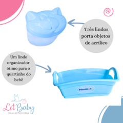 Kit Organizador + 3 Porta Objetos de Bebê Plastibaby na internet