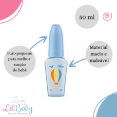 MAMADEIRA CHUQUINHA PRIMEIROS PASSOS 50ML MENINO - LILLO - comprar online