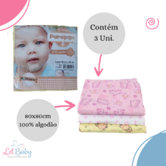 CUEIRO 80CM X 80CM COM 3 UNIDADES MENINA - comprar online