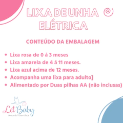 LIXA DE UNHA ELÉTRICA COM ESTOJO PIMPOLHO - comprar online