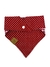 Bandana Para Pets Dupla Face Estampa Xadrezinho Vermelho - comprar online