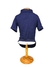 BLUSA MALHA CANELADA GOLA ALTA AZUL na internet