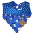 BANDANA DUPLA FACE SUNNY AZUL - Mascotas Moda Pet - A Marca de Moda do Pet Feliz