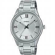 Reloj Casio de hombre con malla de acero plateada con fondo plateado - comprar online