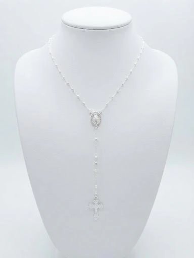 Rosario 60 cm de plata 925