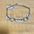 Pulsera de plata rodinada con cubis circonia. - Zafiro joyería y relojería 