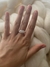 Anillo de plata con cubics blancos - comprar online