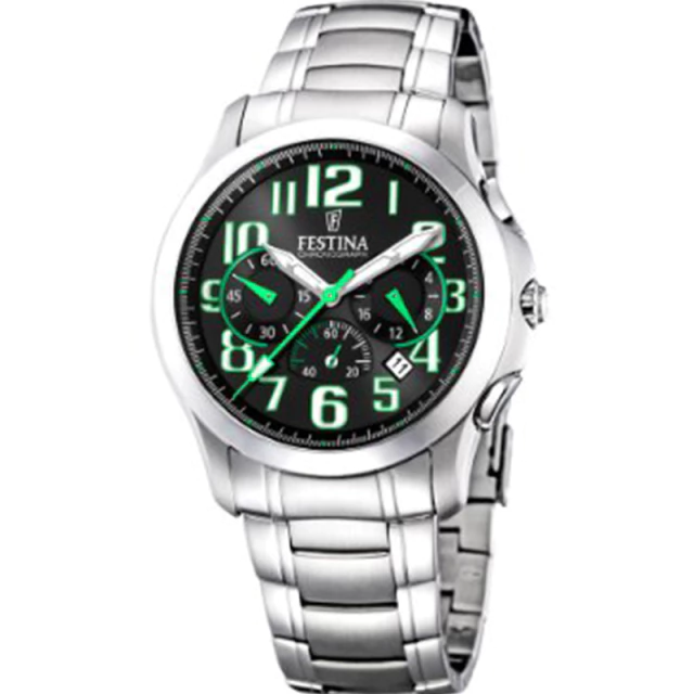 Reloj Festina de hombre con malla de acero. Con cronógrafo.