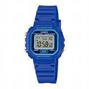 Reloj Casio unisex con malla de silicona azul