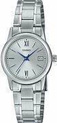 Reloj Casio de dama con malla de acero