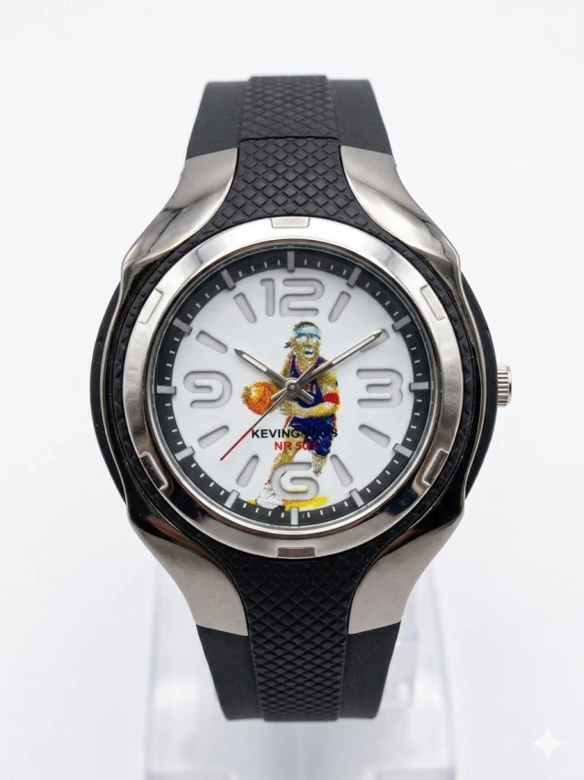 Reloj Kevingston Basquet con malla de silicona con luz
