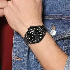 Reloj Tommy Hilfiger de malla de acero negro — imagen 3