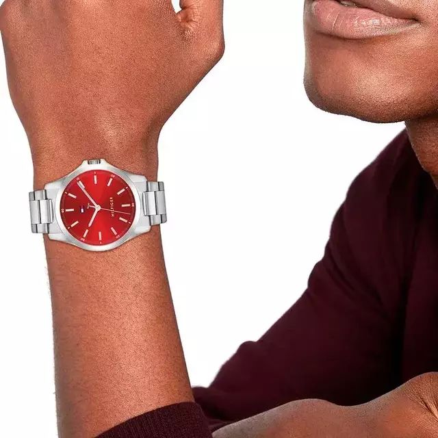 Reloj Tommy Hilfiger de malla de acero — imagen 3