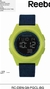 Reloj Reebok digital de hombre con malla de tela azul y cuadrante verde. - comprar online