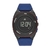 Reloj Adidas Performance digital de hombre con malla de silicona azul. Con contador de calorías.