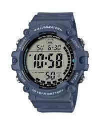 Reloj Casio digital de hombre con malla de silicona.