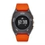 Reloj Adidas Performance digital de hombre con malla de silicona naranja. Con contador de calorías.