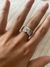 Anillo con cubics - Plata 925