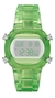 Reloj Adidas unisex digital con malla de acrílico verde. - comprar online