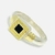 Anillo Guarda Griega 6 mm - Plata y oro con cubics. Varios colores disponibles. - Zafiro joyería y relojería 