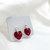 Aros corazon 10 mm - Cristal Swarovski - tienda online