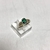 Anillo Magnetismo - Plata y oro con cubics. Varios colores disponibles. - Zafiro joyería y relojería 