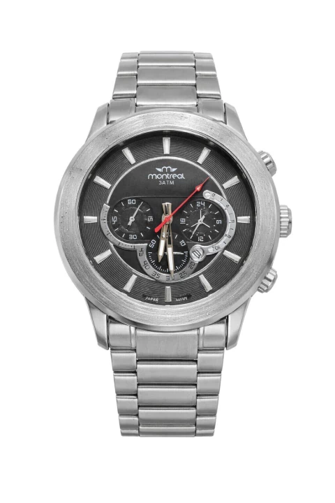 Reloj Montreal con malla de acero
