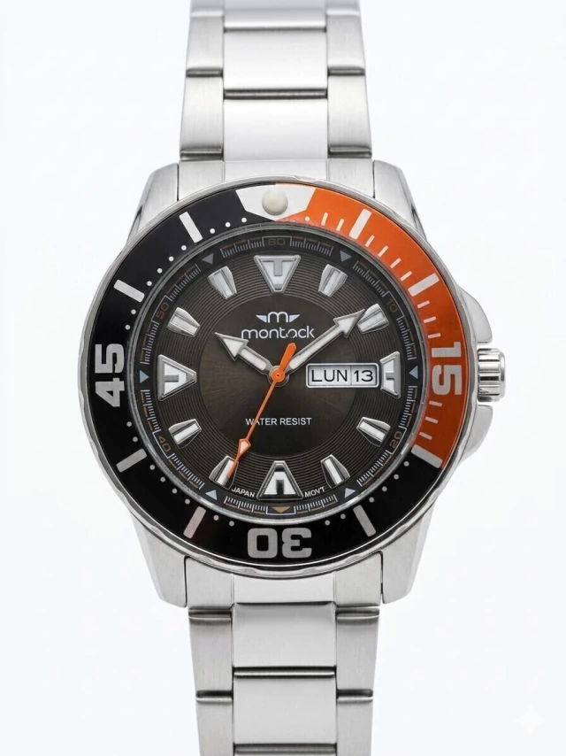 Reloj Montreal con malla de acero