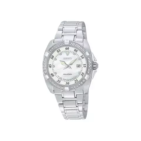 Reloj Seiko Diamond Velatura malla de acero - comprar online