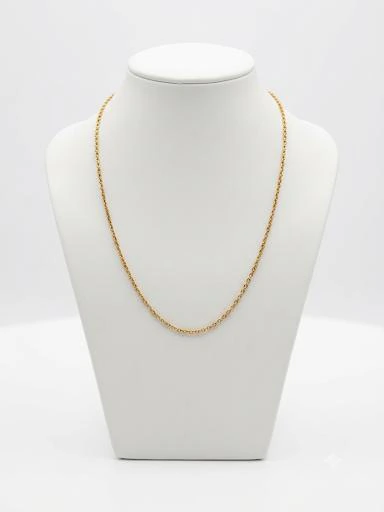 Cadena Oval - Acero gold