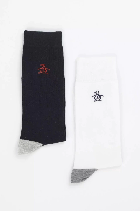 2 PACK SOLID SOCK PENGUIN