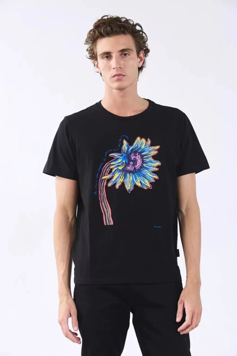 REMERA FLOR PABLO M/C BENSIMON