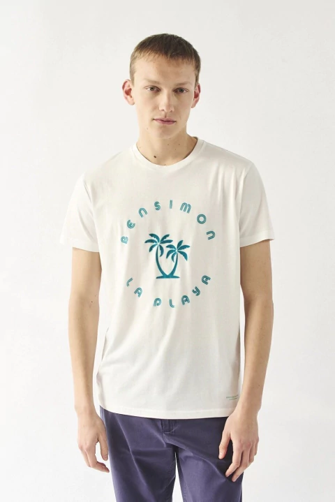 REMERA PALMERA LA PLAYA M/C BENSIMON