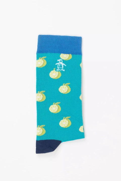 LEMMON PATTERN SOCK PENGUIN